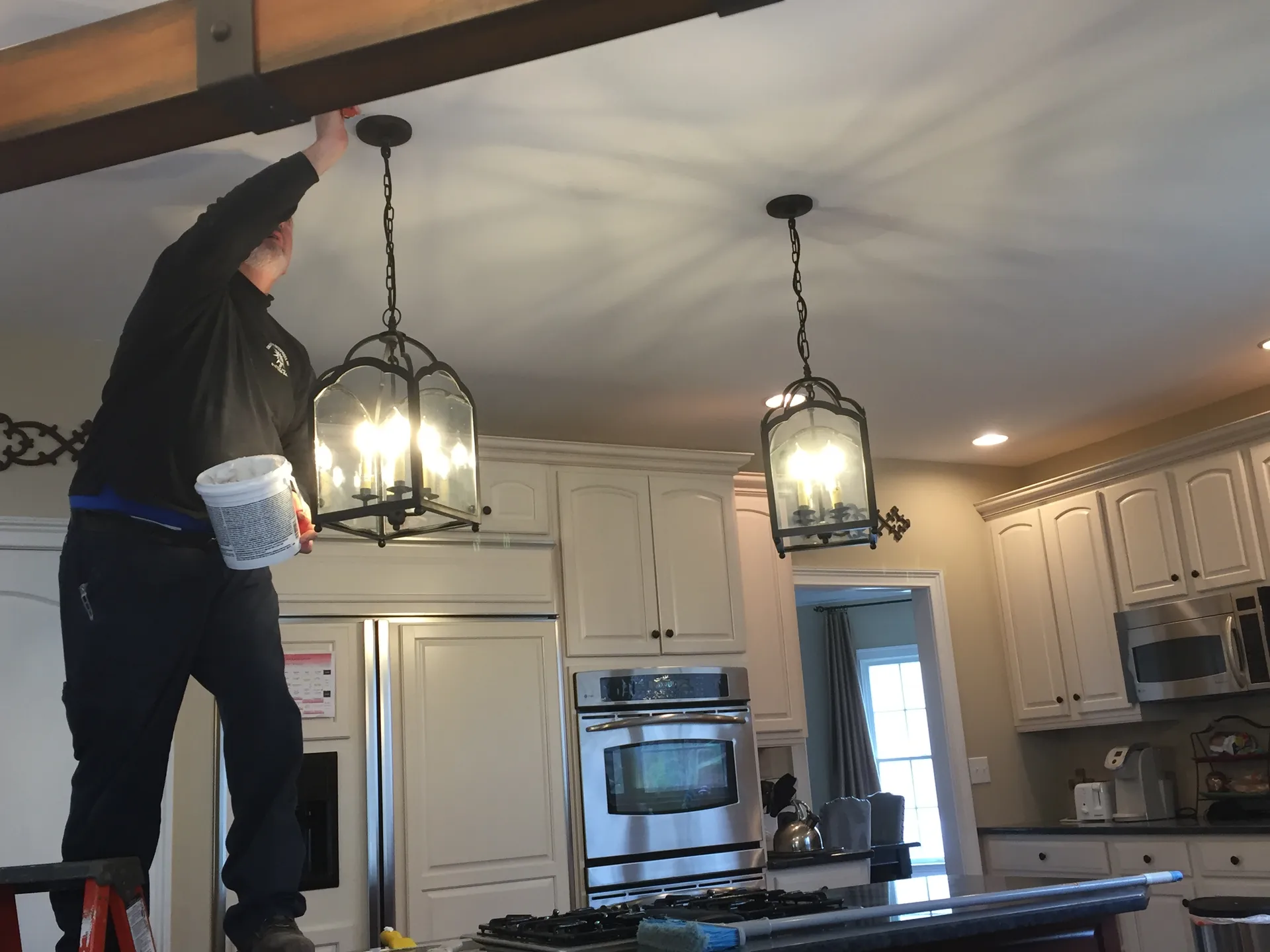 D & D Electric team at work